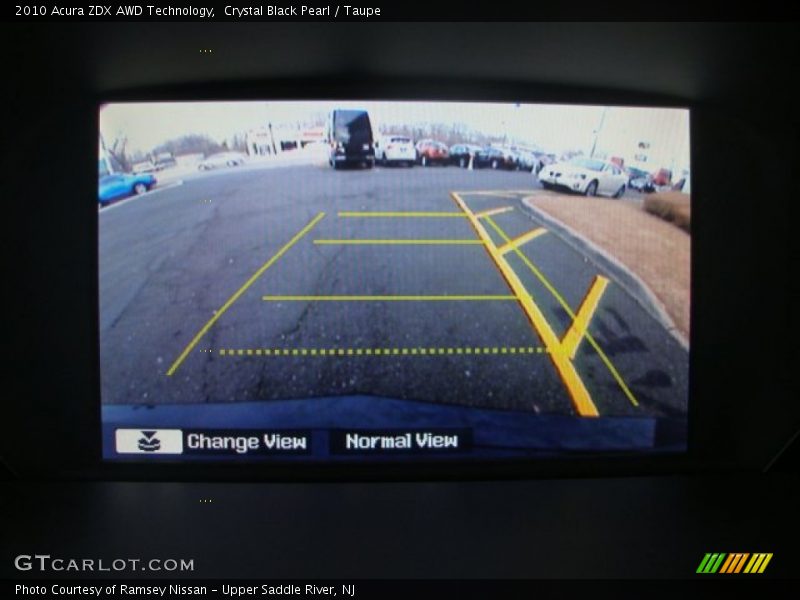 Crystal Black Pearl / Taupe 2010 Acura ZDX AWD Technology