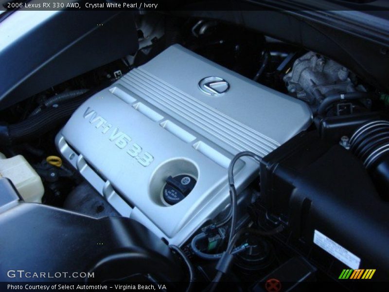 Crystal White Pearl / Ivory 2006 Lexus RX 330 AWD