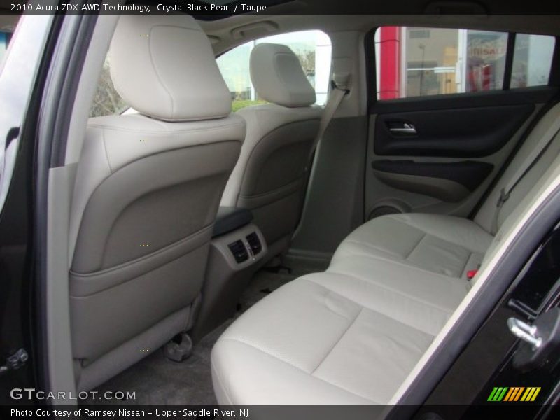 Crystal Black Pearl / Taupe 2010 Acura ZDX AWD Technology