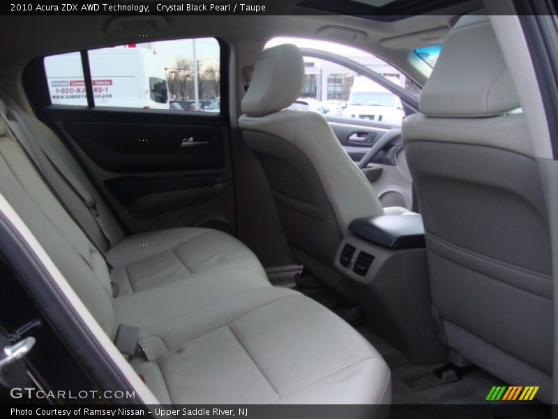 Crystal Black Pearl / Taupe 2010 Acura ZDX AWD Technology
