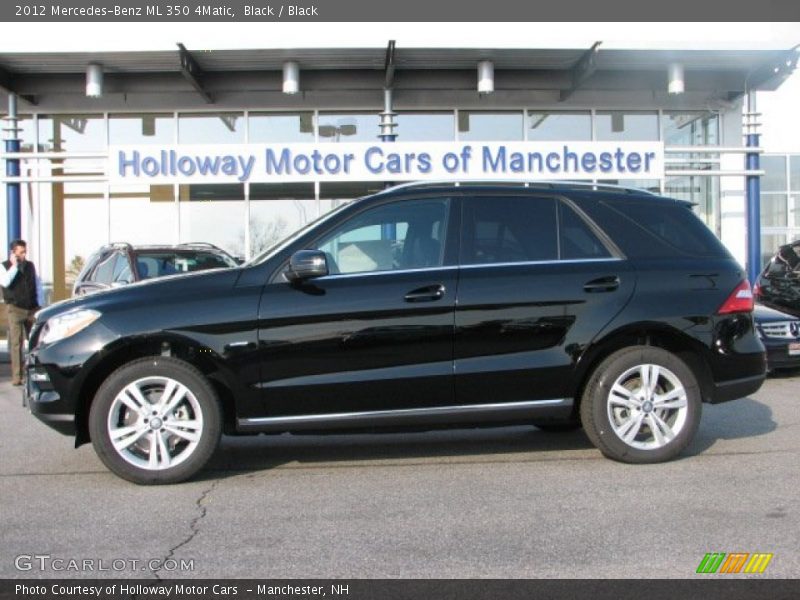Black / Black 2012 Mercedes-Benz ML 350 4Matic