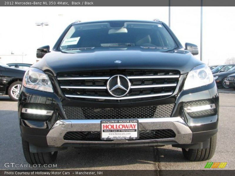 Black / Black 2012 Mercedes-Benz ML 350 4Matic