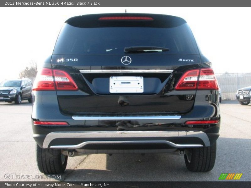 Black / Black 2012 Mercedes-Benz ML 350 4Matic