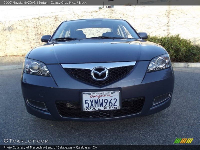 Galaxy Gray Mica / Black 2007 Mazda MAZDA3 i Sedan