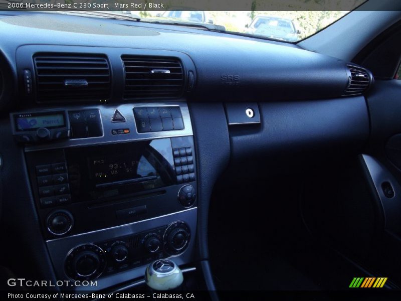 Mars Red / Black 2006 Mercedes-Benz C 230 Sport