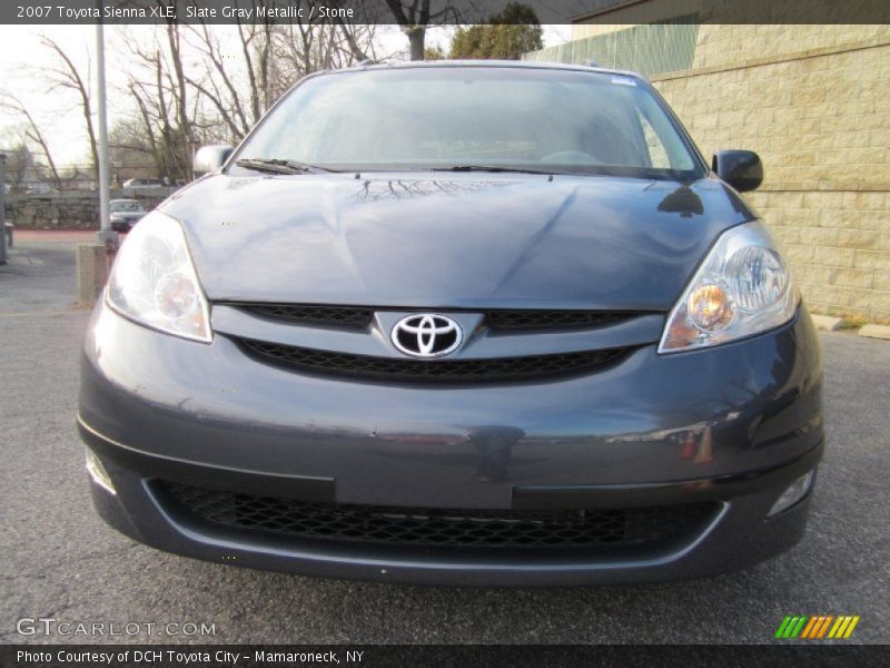 Slate Gray Metallic / Stone 2007 Toyota Sienna XLE