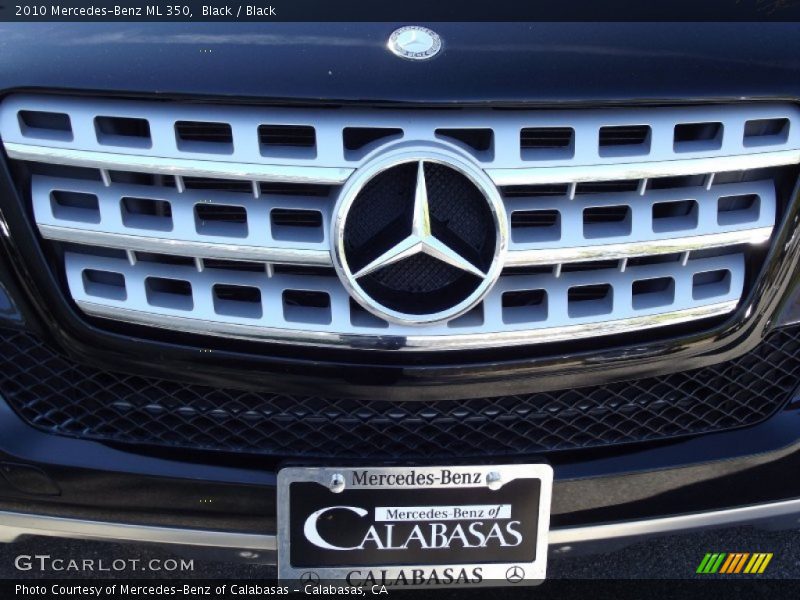Black / Black 2010 Mercedes-Benz ML 350