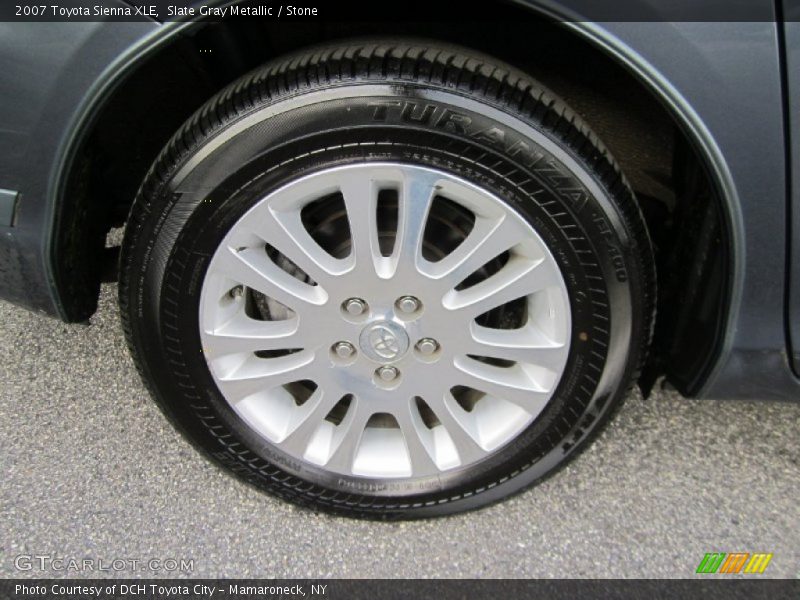 Slate Gray Metallic / Stone 2007 Toyota Sienna XLE
