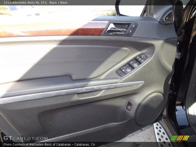 Black / Black 2010 Mercedes-Benz ML 350