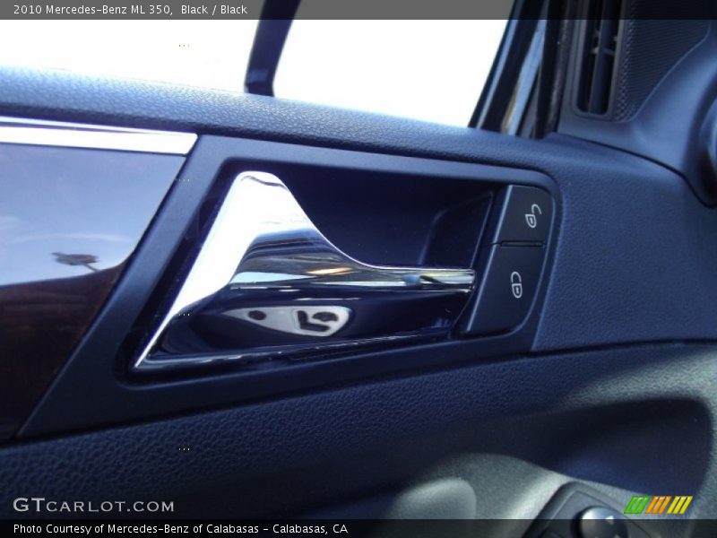 Black / Black 2010 Mercedes-Benz ML 350