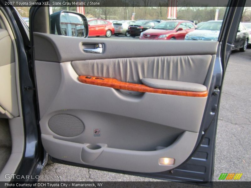 Slate Gray Metallic / Stone 2007 Toyota Sienna XLE