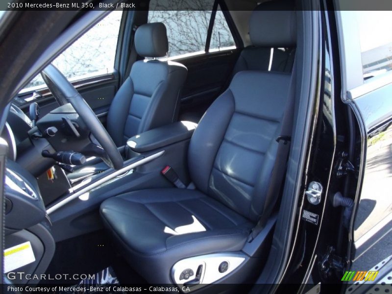 Black / Black 2010 Mercedes-Benz ML 350