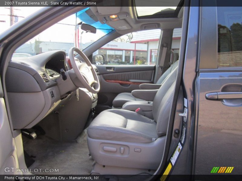 Slate Gray Metallic / Stone 2007 Toyota Sienna XLE