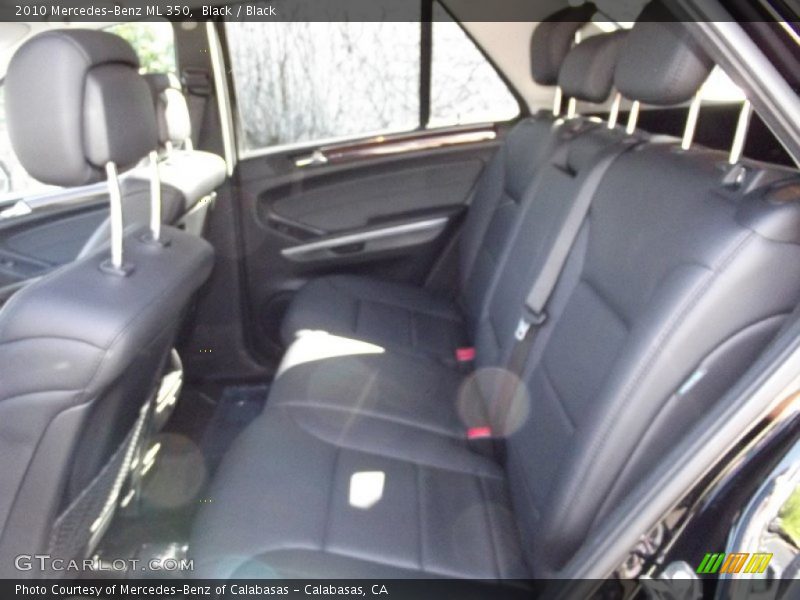 Black / Black 2010 Mercedes-Benz ML 350