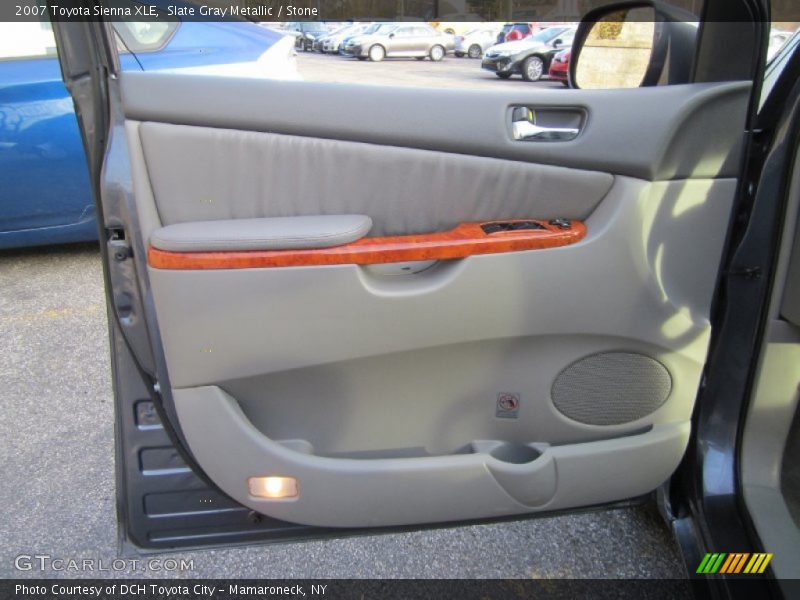 Slate Gray Metallic / Stone 2007 Toyota Sienna XLE