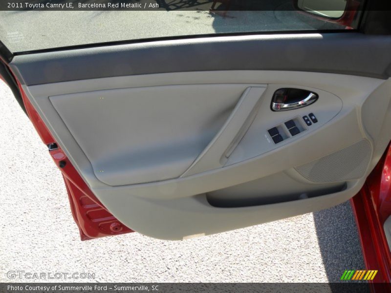 Barcelona Red Metallic / Ash 2011 Toyota Camry LE