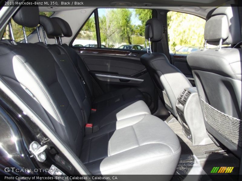 Black / Black 2010 Mercedes-Benz ML 350
