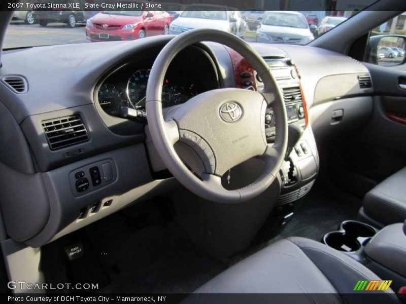 Slate Gray Metallic / Stone 2007 Toyota Sienna XLE