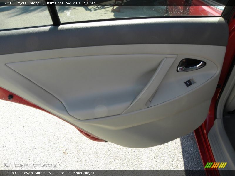 Barcelona Red Metallic / Ash 2011 Toyota Camry LE