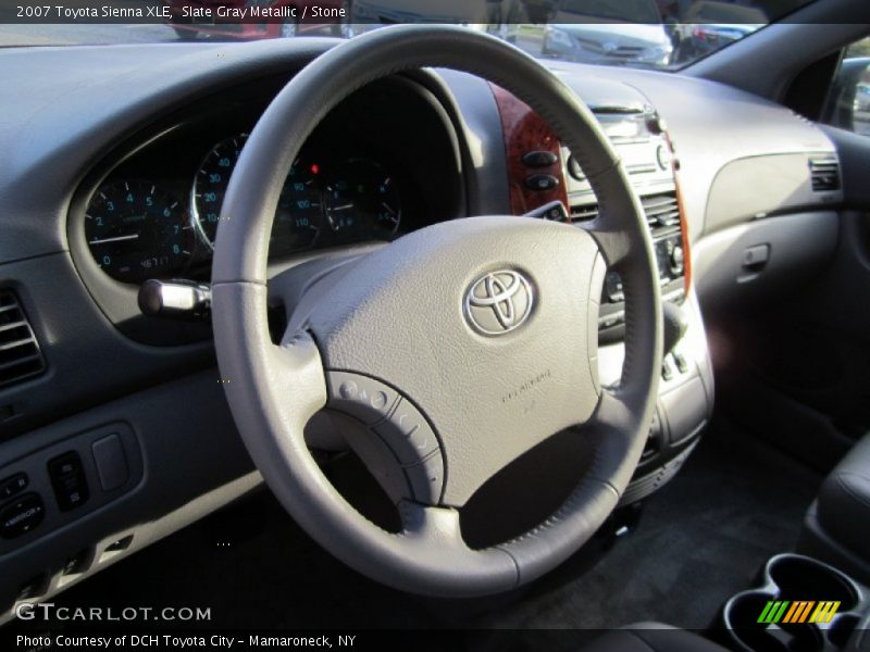 Slate Gray Metallic / Stone 2007 Toyota Sienna XLE