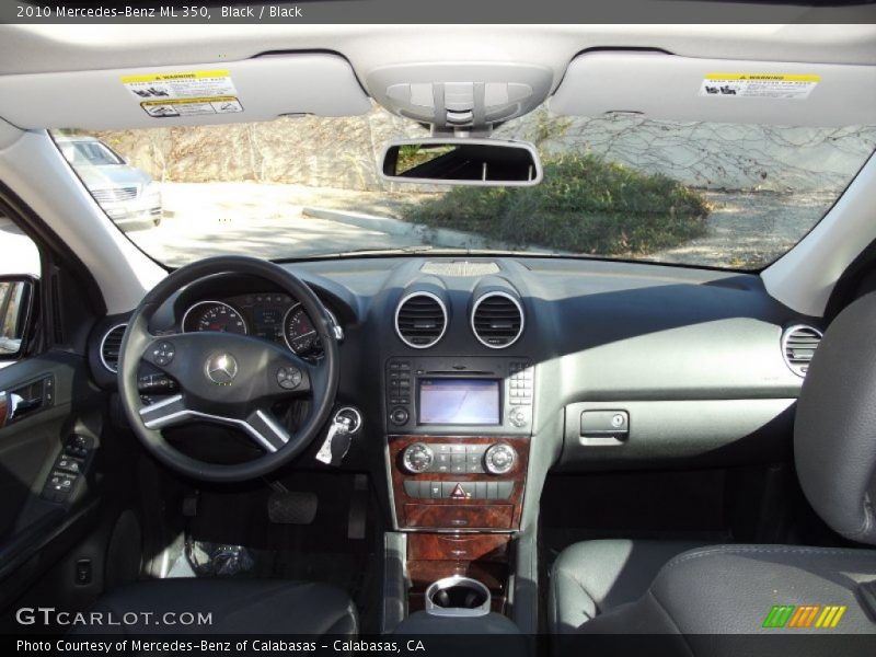 Black / Black 2010 Mercedes-Benz ML 350