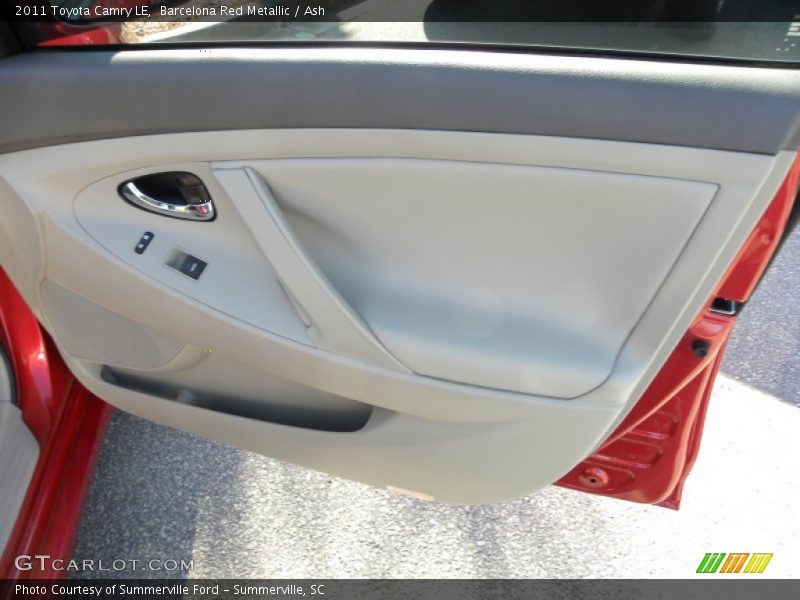 Barcelona Red Metallic / Ash 2011 Toyota Camry LE