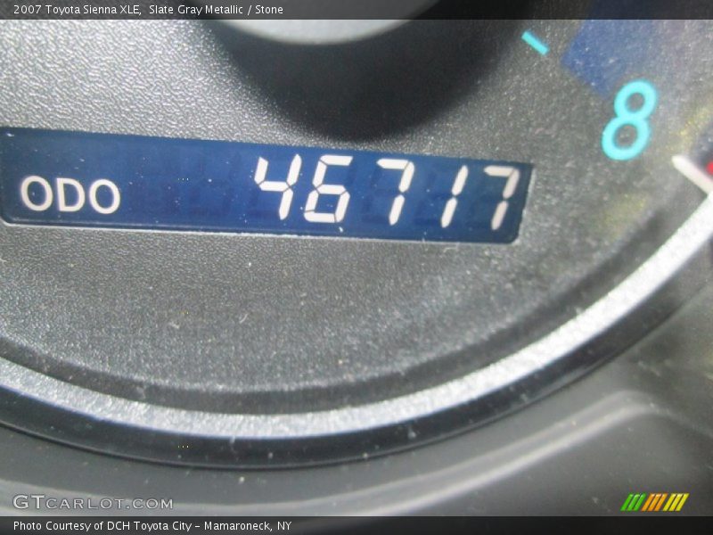 Slate Gray Metallic / Stone 2007 Toyota Sienna XLE