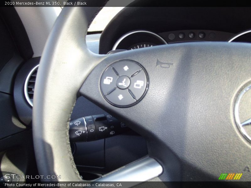 Black / Black 2010 Mercedes-Benz ML 350