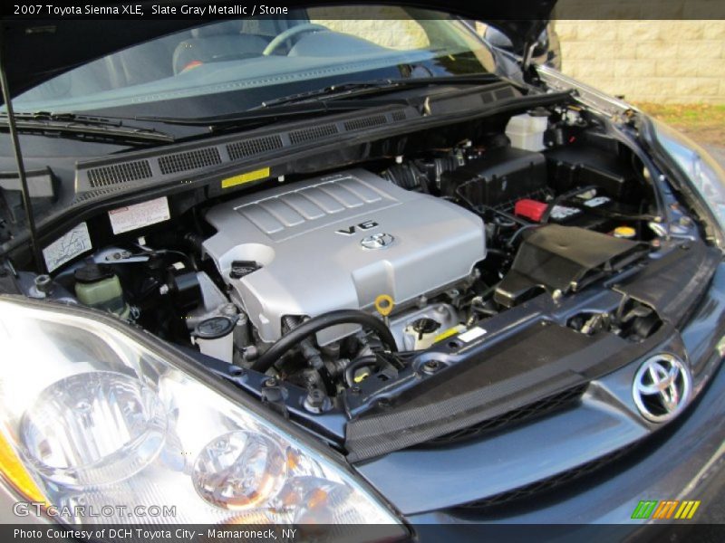 Slate Gray Metallic / Stone 2007 Toyota Sienna XLE