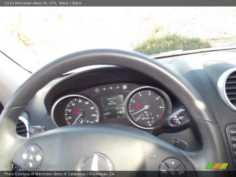 Black / Black 2010 Mercedes-Benz ML 350