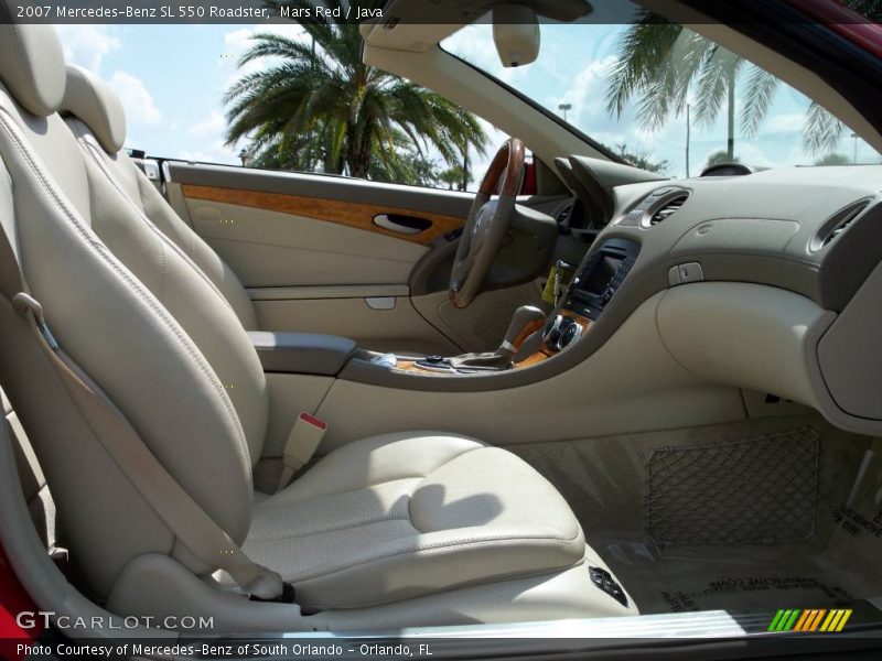 Mars Red / Java 2007 Mercedes-Benz SL 550 Roadster