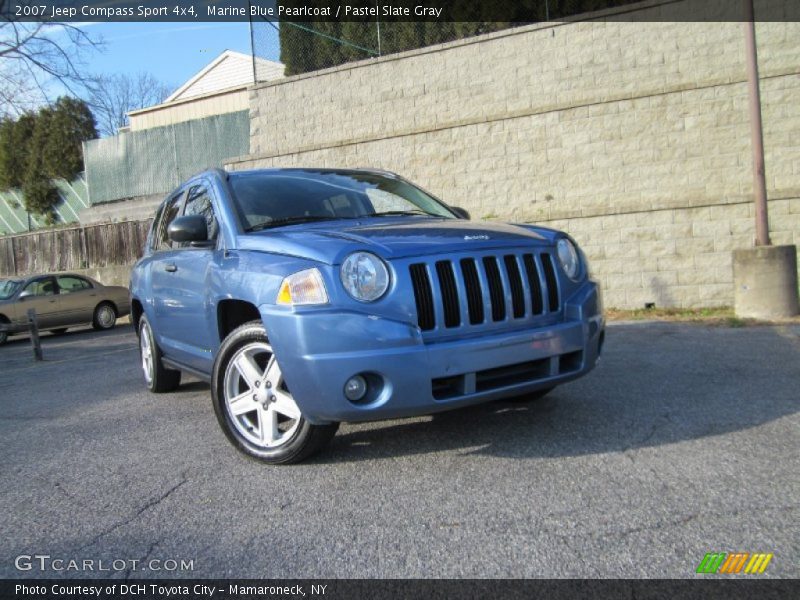 Marine Blue Pearlcoat / Pastel Slate Gray 2007 Jeep Compass Sport 4x4