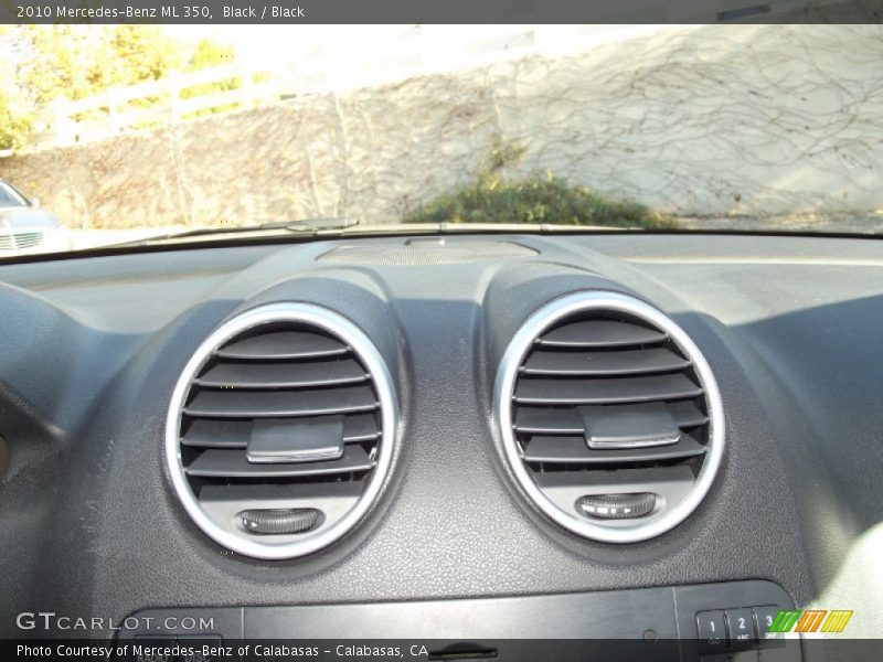 Black / Black 2010 Mercedes-Benz ML 350