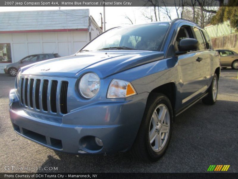 Marine Blue Pearlcoat / Pastel Slate Gray 2007 Jeep Compass Sport 4x4