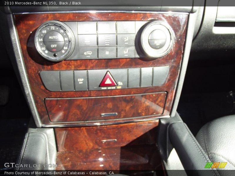 Black / Black 2010 Mercedes-Benz ML 350