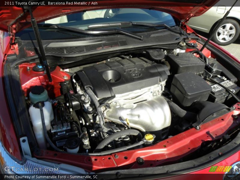 Barcelona Red Metallic / Ash 2011 Toyota Camry LE