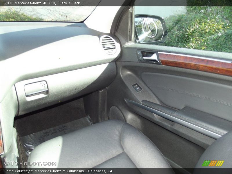 Black / Black 2010 Mercedes-Benz ML 350