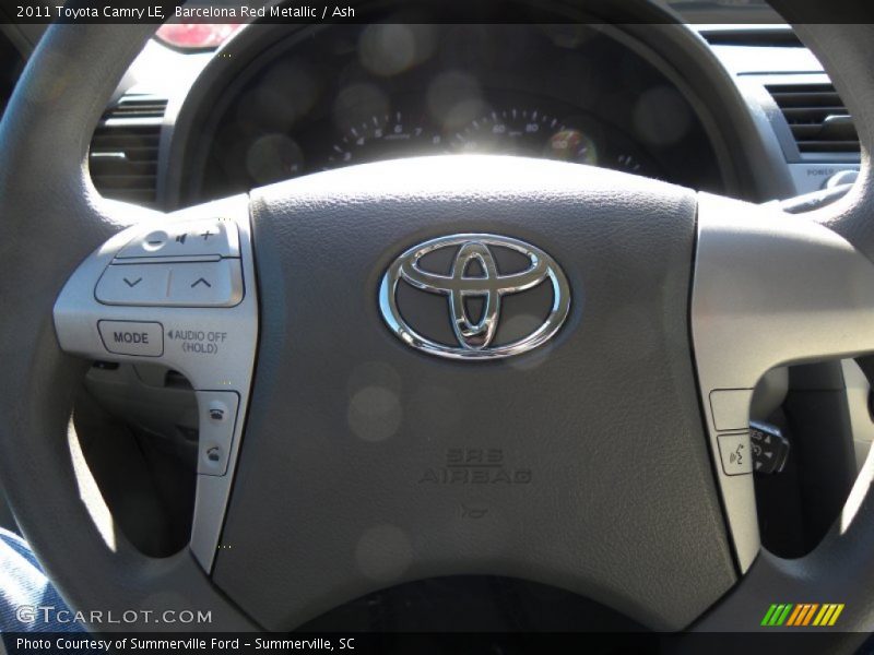 Barcelona Red Metallic / Ash 2011 Toyota Camry LE