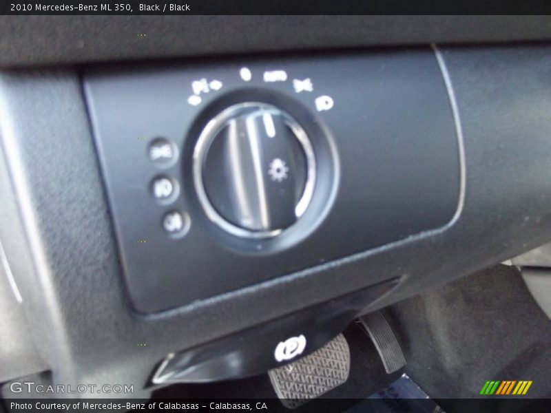 Black / Black 2010 Mercedes-Benz ML 350