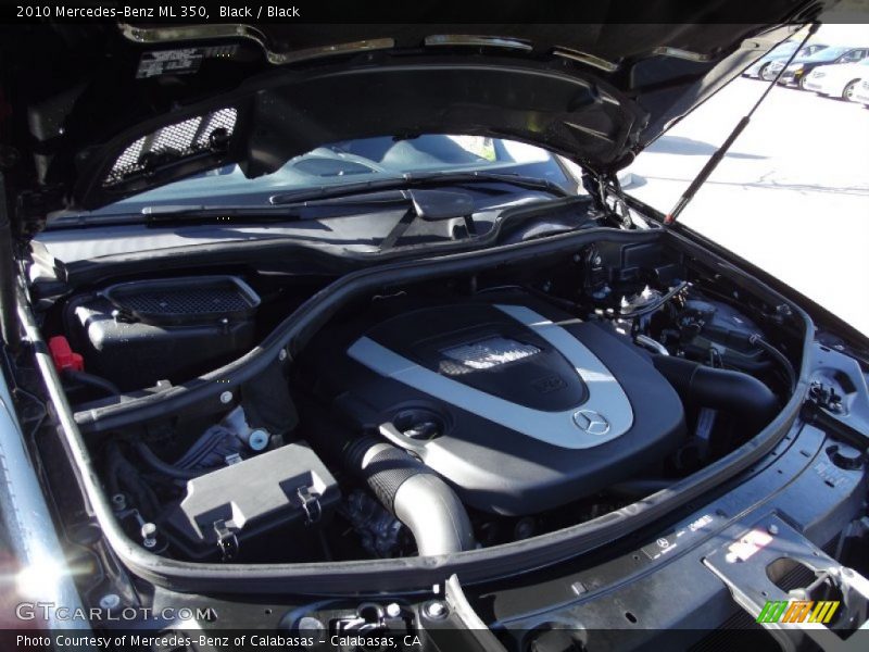 Black / Black 2010 Mercedes-Benz ML 350