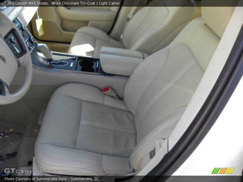 White Chocolate Tri-Coat / Light Camel 2009 Lincoln MKS Sedan