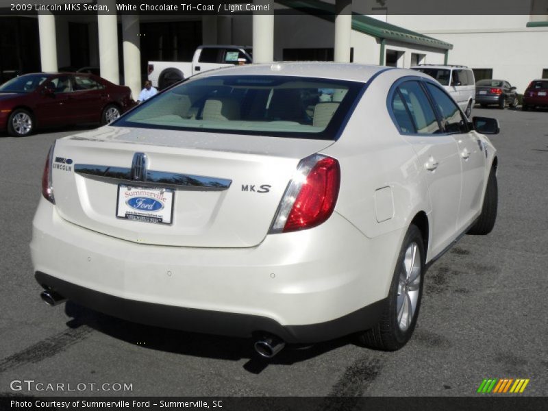 White Chocolate Tri-Coat / Light Camel 2009 Lincoln MKS Sedan