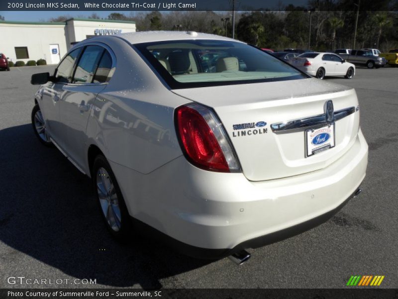 White Chocolate Tri-Coat / Light Camel 2009 Lincoln MKS Sedan