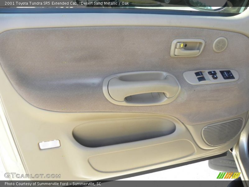 Desert Sand Metallic / Oak 2001 Toyota Tundra SR5 Extended Cab