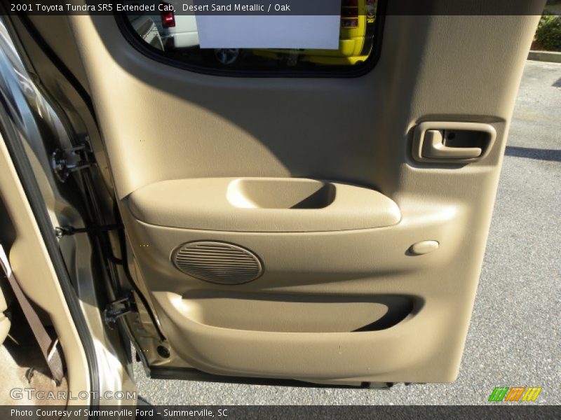 Desert Sand Metallic / Oak 2001 Toyota Tundra SR5 Extended Cab
