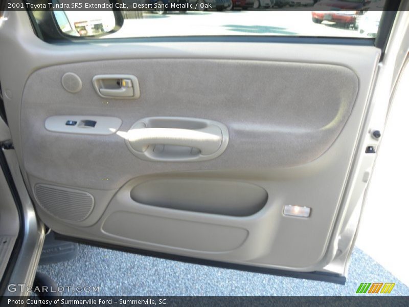 Desert Sand Metallic / Oak 2001 Toyota Tundra SR5 Extended Cab