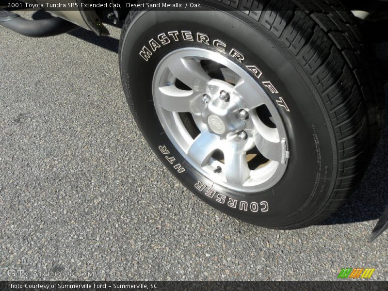 Desert Sand Metallic / Oak 2001 Toyota Tundra SR5 Extended Cab