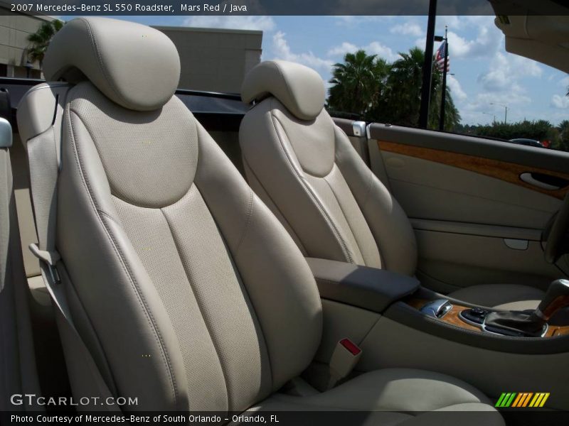 Mars Red / Java 2007 Mercedes-Benz SL 550 Roadster