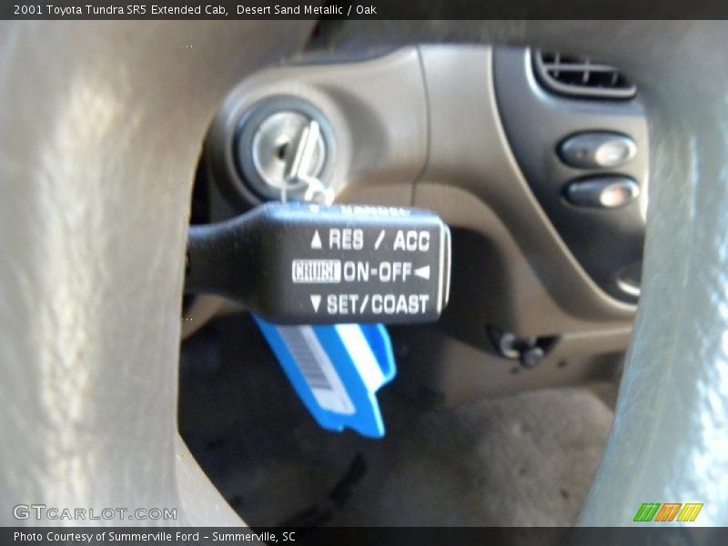 Desert Sand Metallic / Oak 2001 Toyota Tundra SR5 Extended Cab