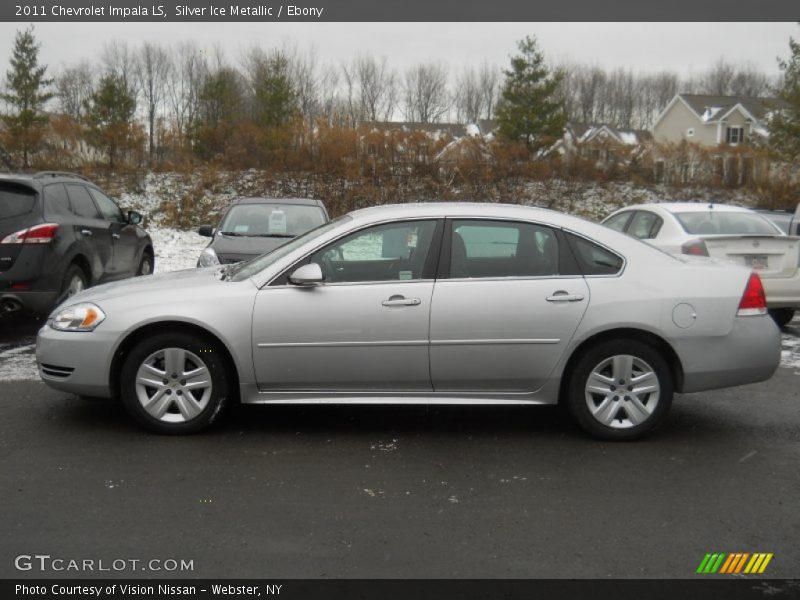 Silver Ice Metallic / Ebony 2011 Chevrolet Impala LS